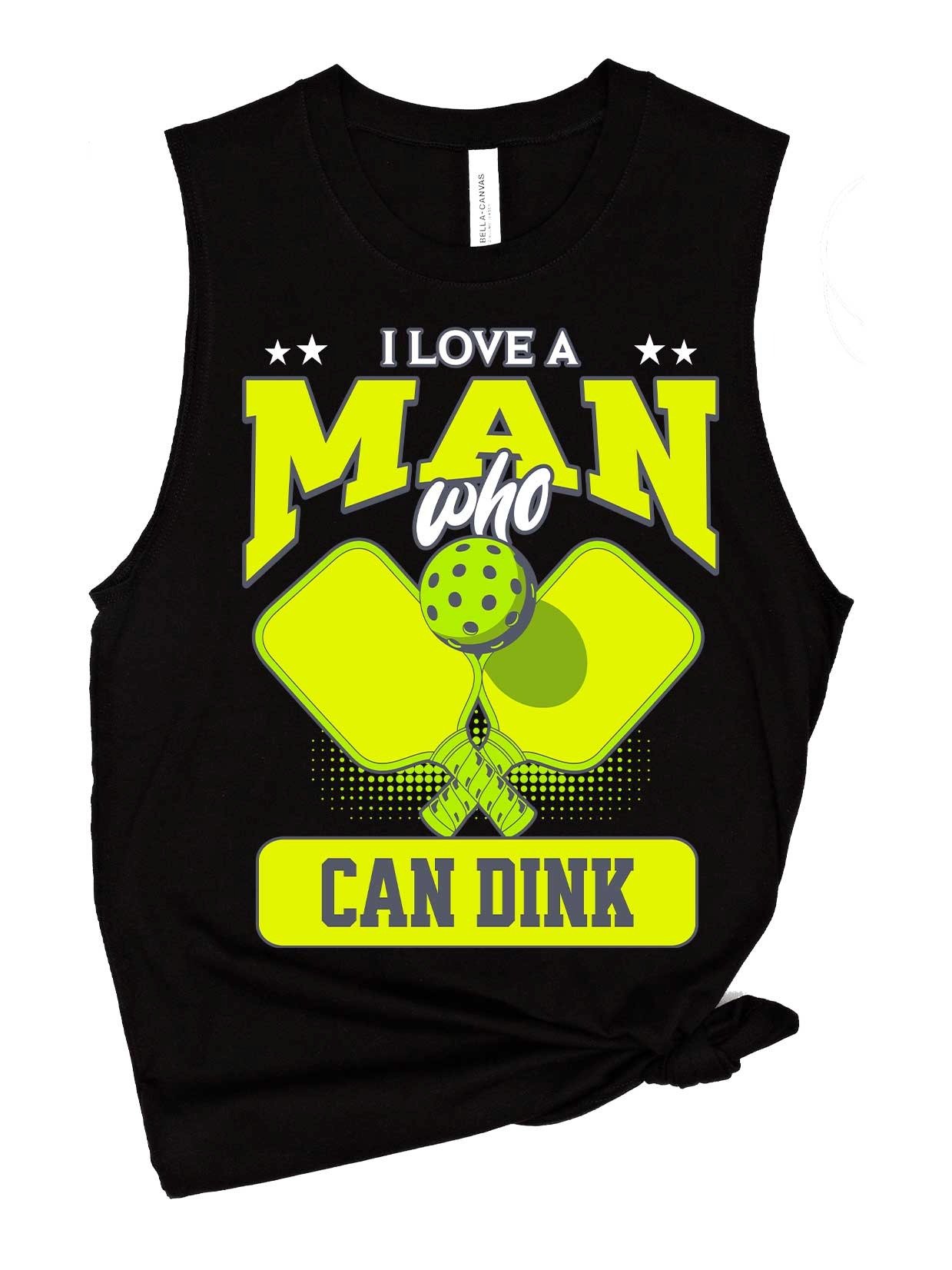 I Love a Man Who Can Dink Funny Pickleball Women's Tank Top product image (1)