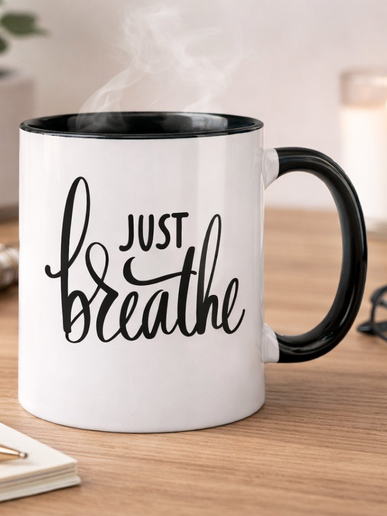 Just Breathe Ceramic Mug product image (1)