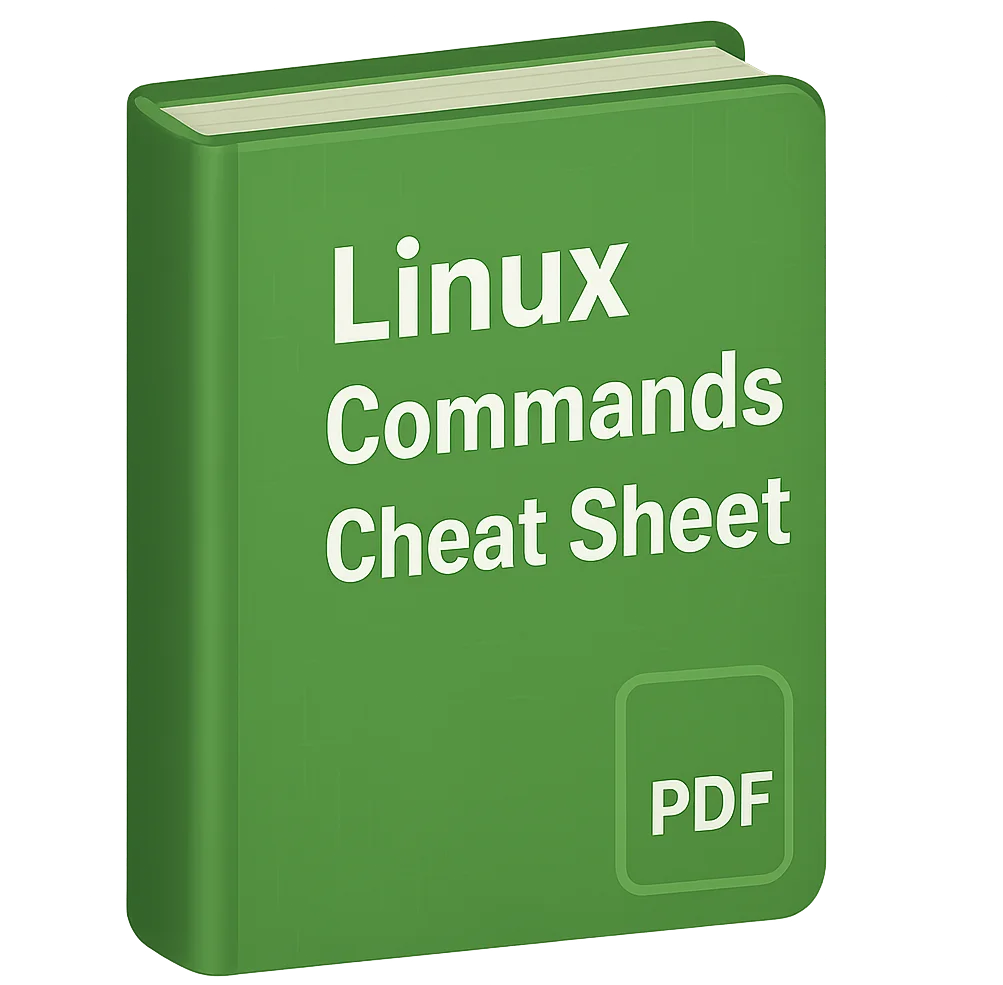 Linux Commands Cheat Sheet (PDF) product image (1)