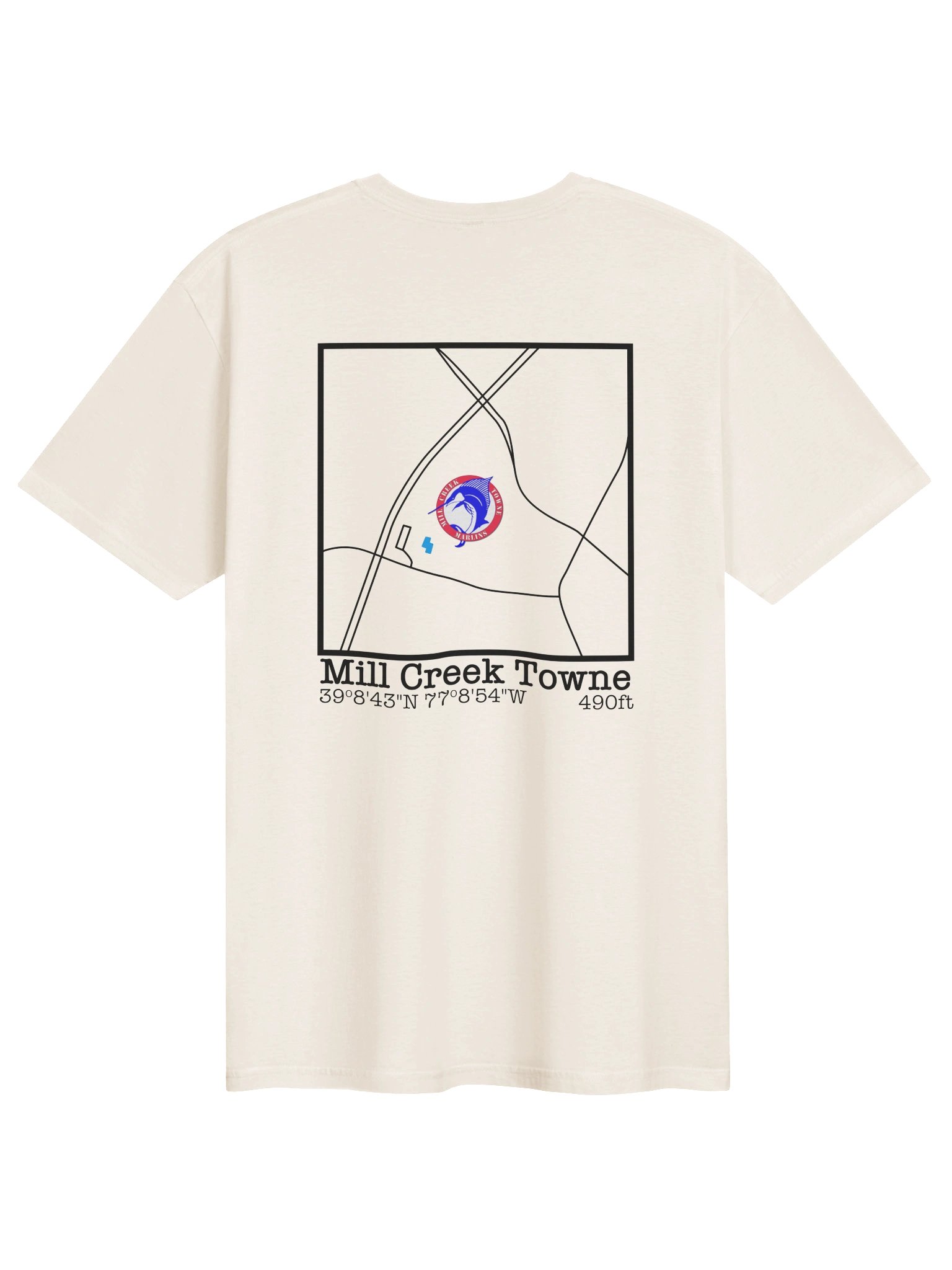 This Is Our House Map Back T-Shirt product image (2)