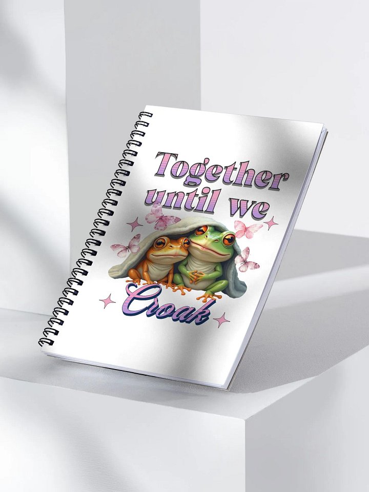 Together Until We Croak Frog Frogtastic Love Spiral Notebook product image (2)