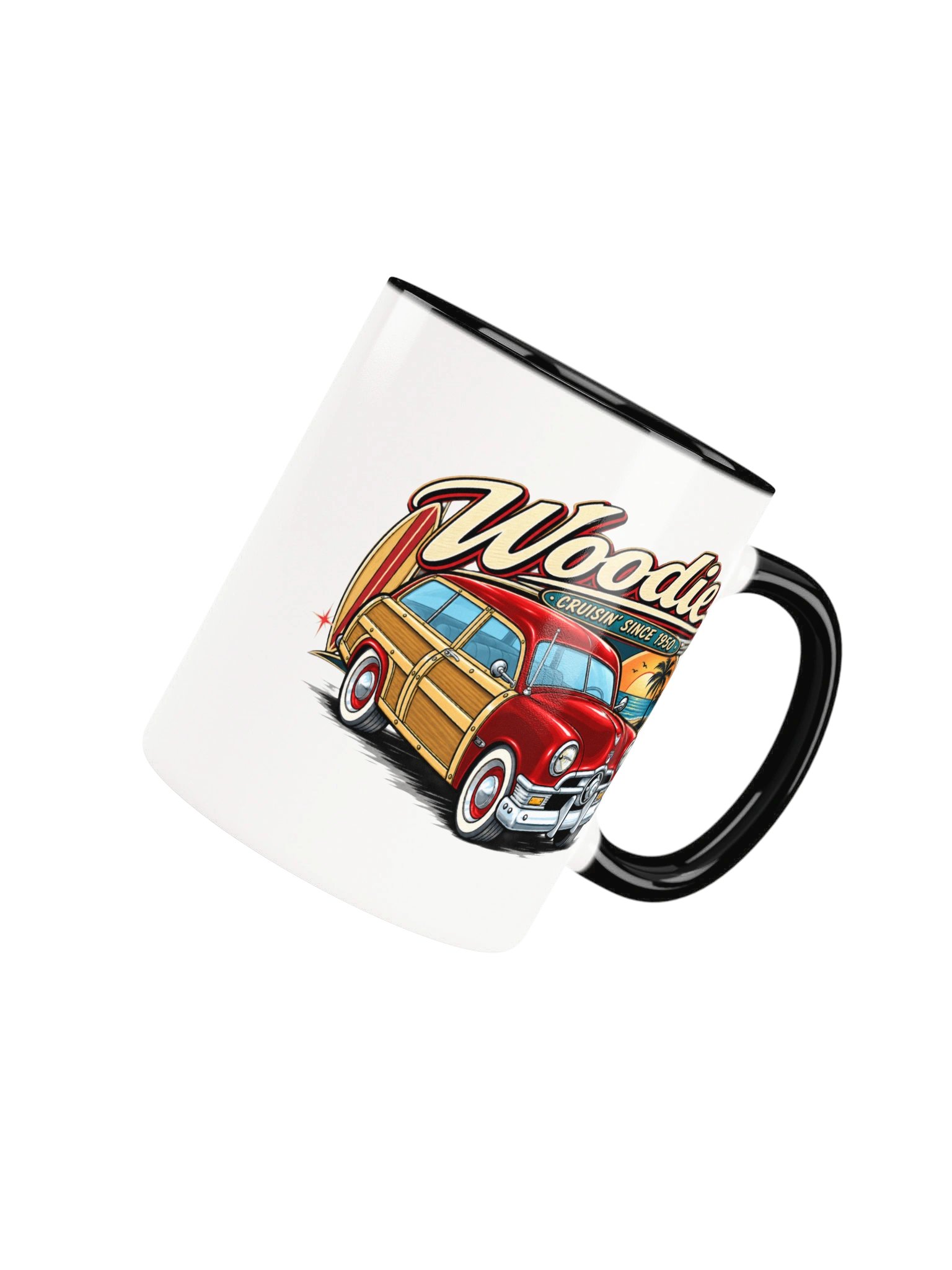 Woody – Cruisin’ Since 1950 Color Accent Mug product image (36)