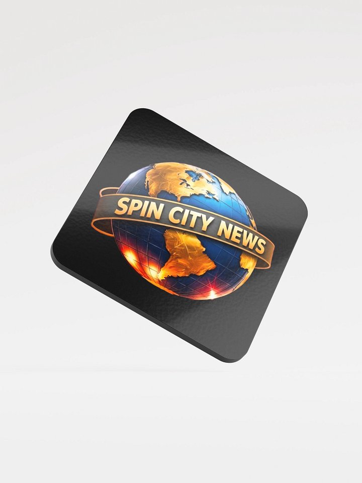 Spin City News Globe Coaster product image (1)
