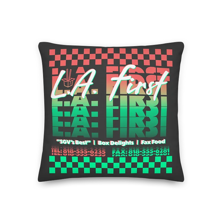 LA First (CROWDED) Pillow product image (3)
