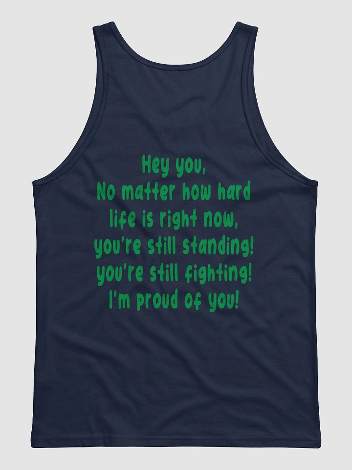 hey you male navy tank top product image (2)