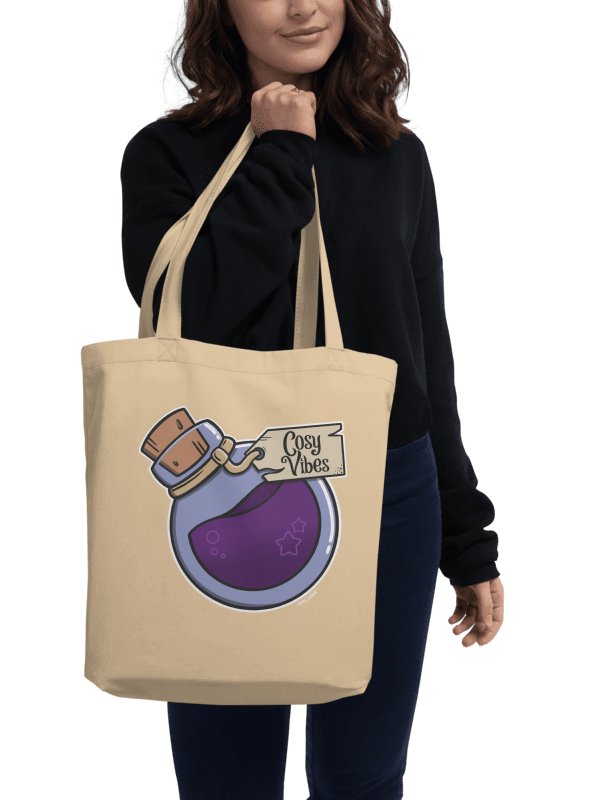 Cosy Vibes Potion Eco Cotton Tote Bag - Natural product image (2)