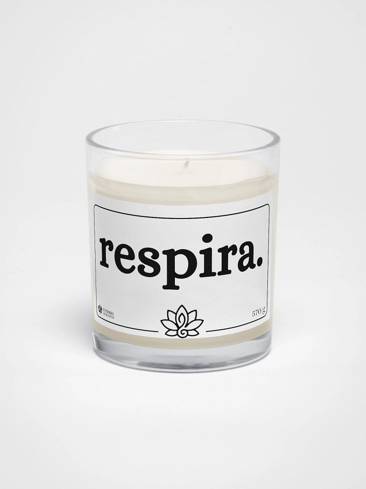Vela de cera de soja "respira." product image (1)