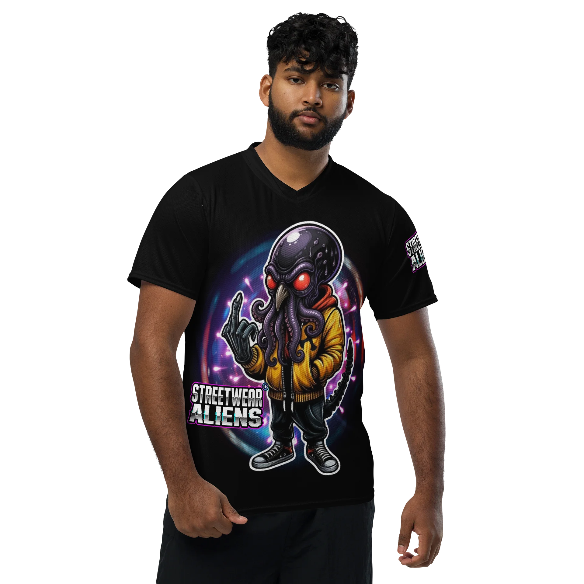 LIMITED EDITION - CNX Core All-over print Unisex Tee — Streetwear Aliens 001 product image (3)