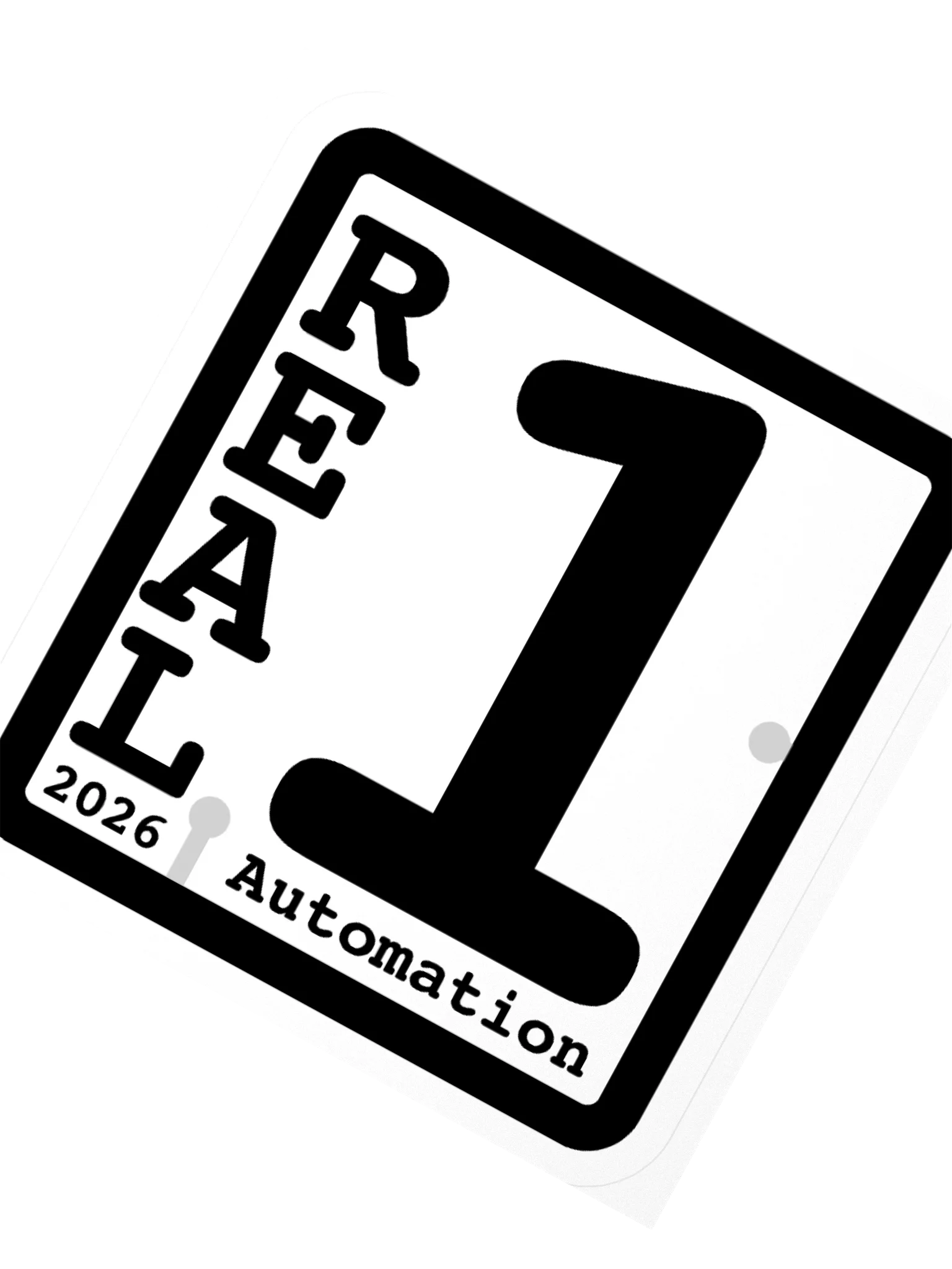 REAL 1 Sticker product image (2)