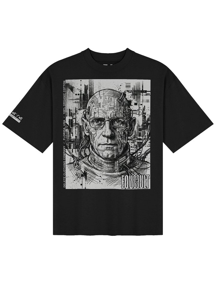 Delete "Foucault" Oversize T-Shirt product image (1)