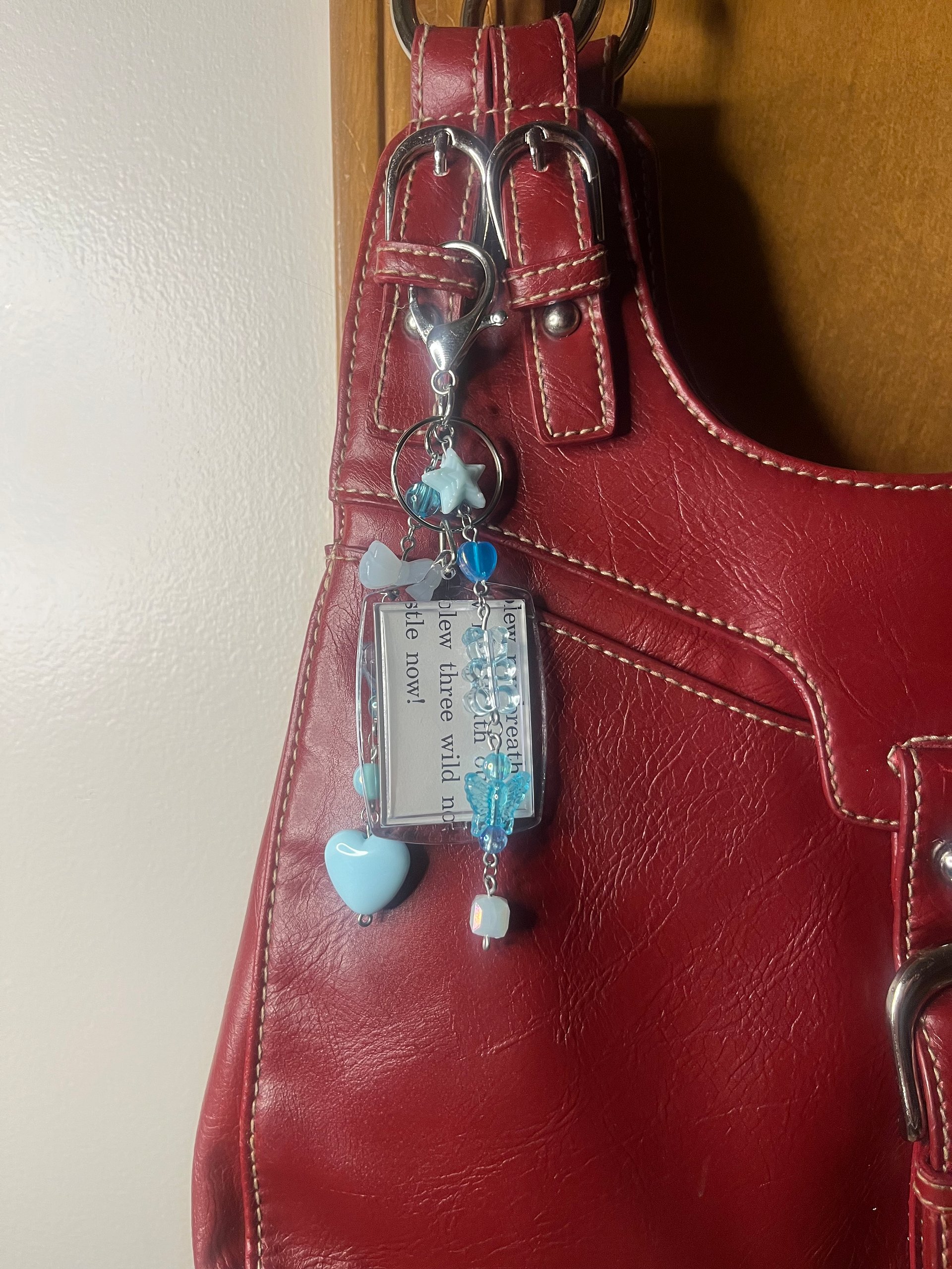 Flock of Blue Birds Deluxe Bag Charm product image (4)