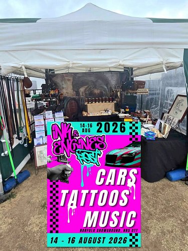 Day 2 of @inkandenginesfest, and I'm here among the tattoos, cars, and music with handcrafted leather items made to last.

Wh...