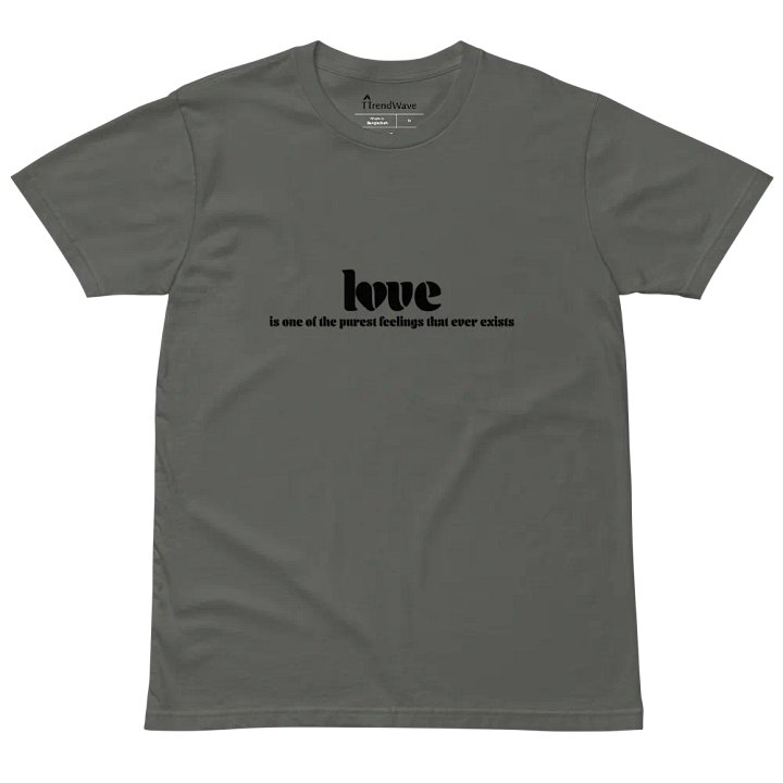 Pure Love as couler unisex premium t-shirt ( black version ) product image (4)