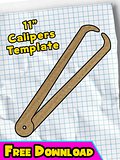 11 inch Calipers Template [FREE DOWNLOAD] product image (1)