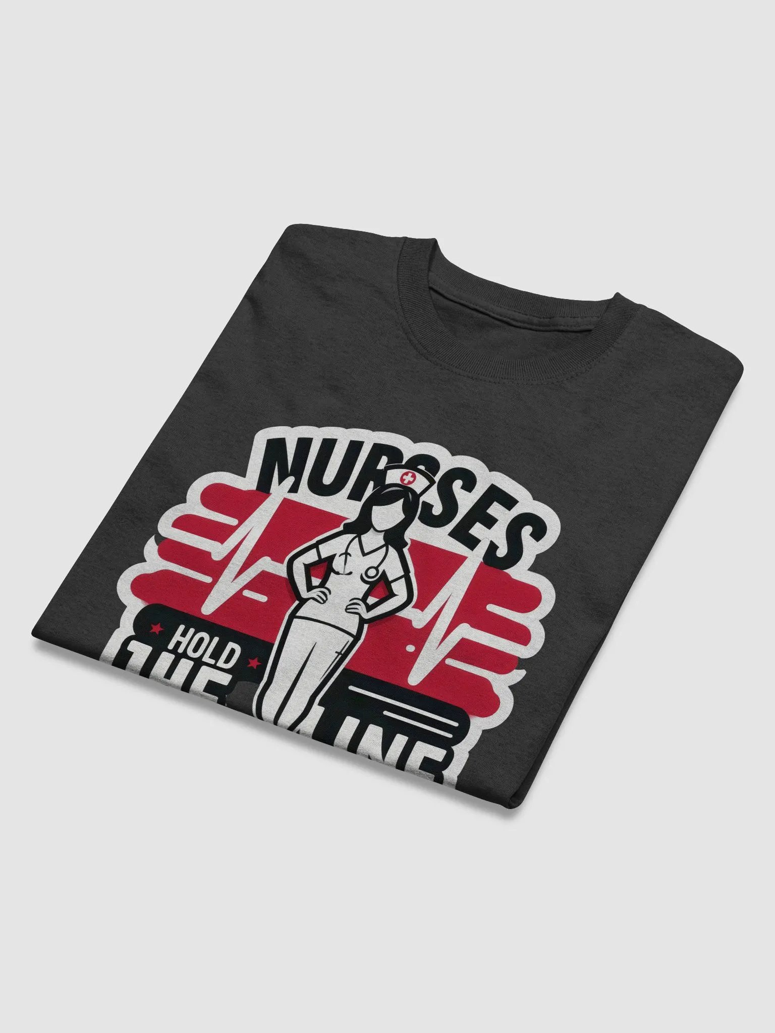 Heroic Nurse EKG T-Shirt product image (42)