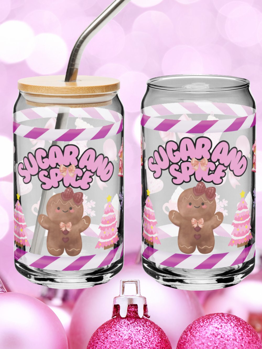 Gingerbread Pink Glass Set product image (1)