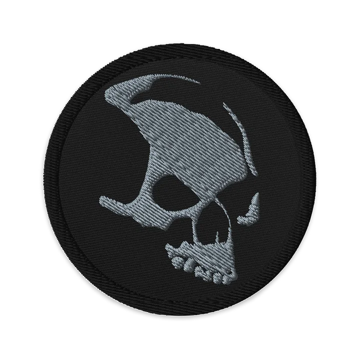 ARMADA SKULL EMBROIDERED CIRCLE PATCH product image (1)