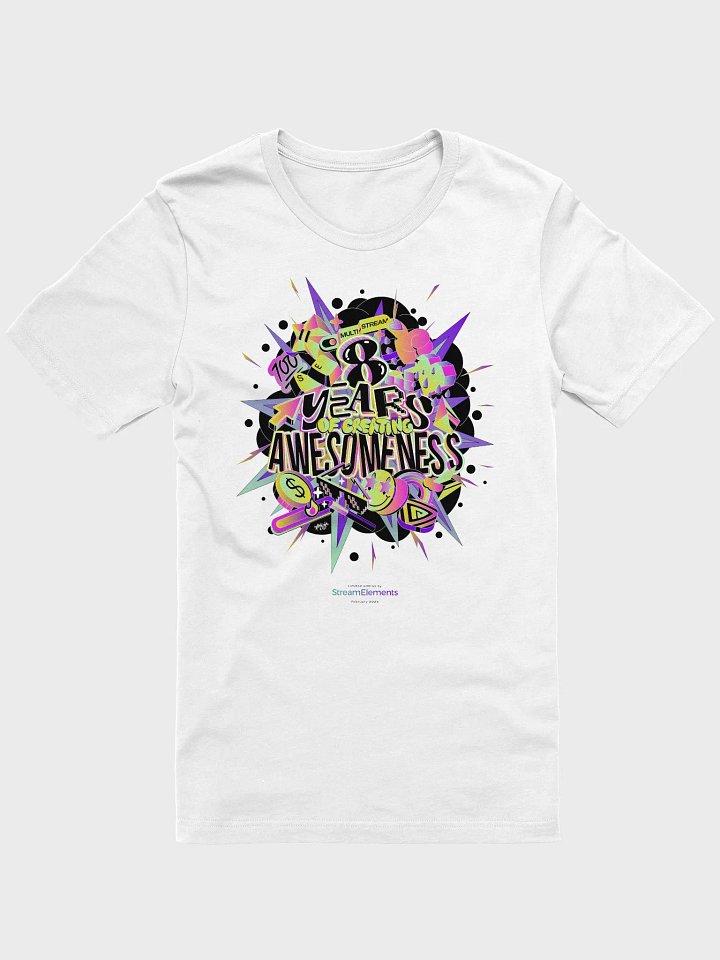 StreamElements 8th Anniversary T-Shirt product image (1)