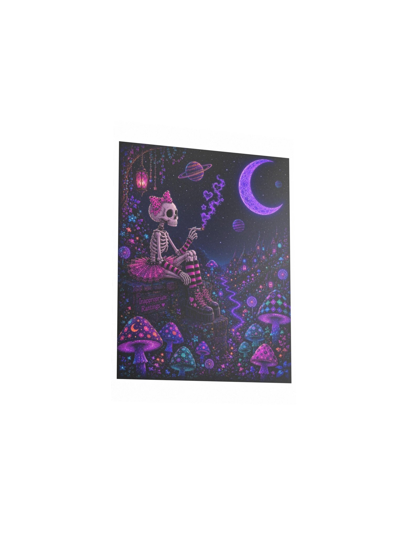 Skeleton Girl Matte Poster product image (11)