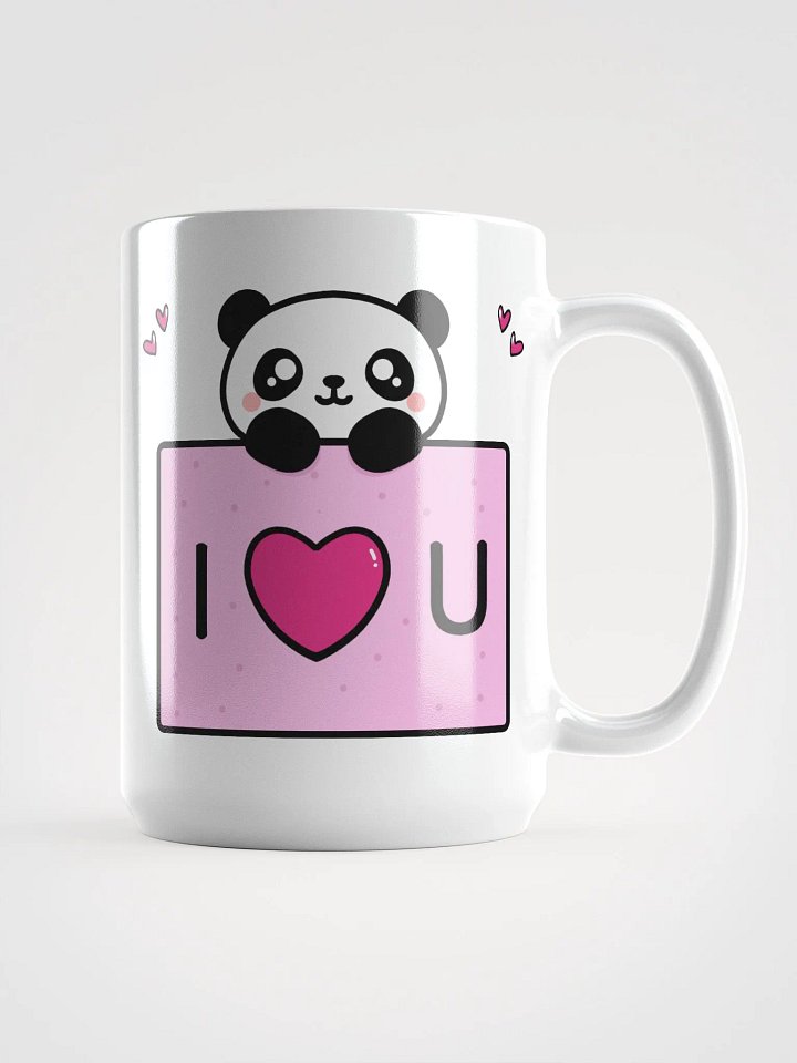 Cute Panda White Glossy Mug product image (1)