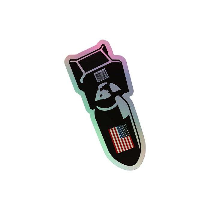 U.S. Bombs - Kiss Cut Holographic Sticker product image (2)