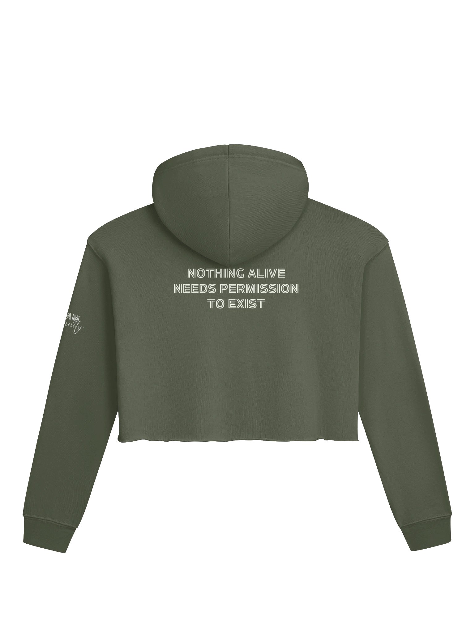 Team Humanity Cropped Hoodie product image (4)