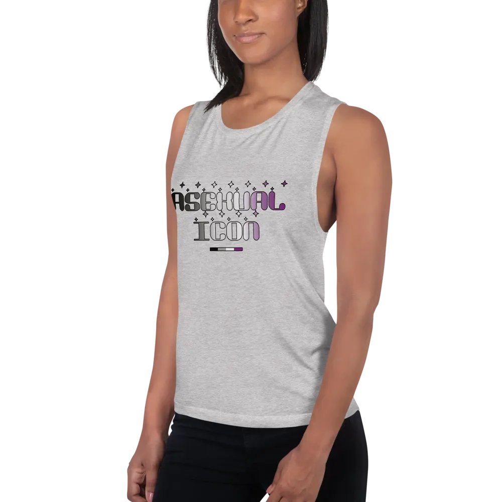 Asexual Icon Women's Flowy Muscle Tank product image (50)