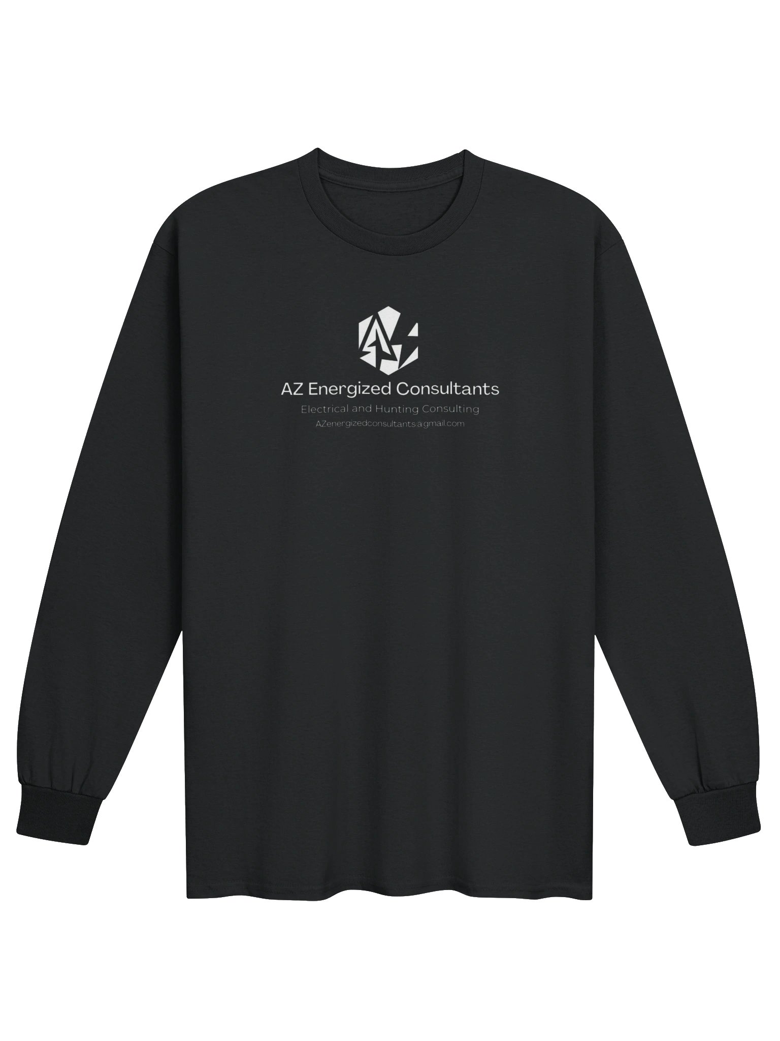 AZ Energized Consultants-1 sided long sleeved t-shirt product image (1)