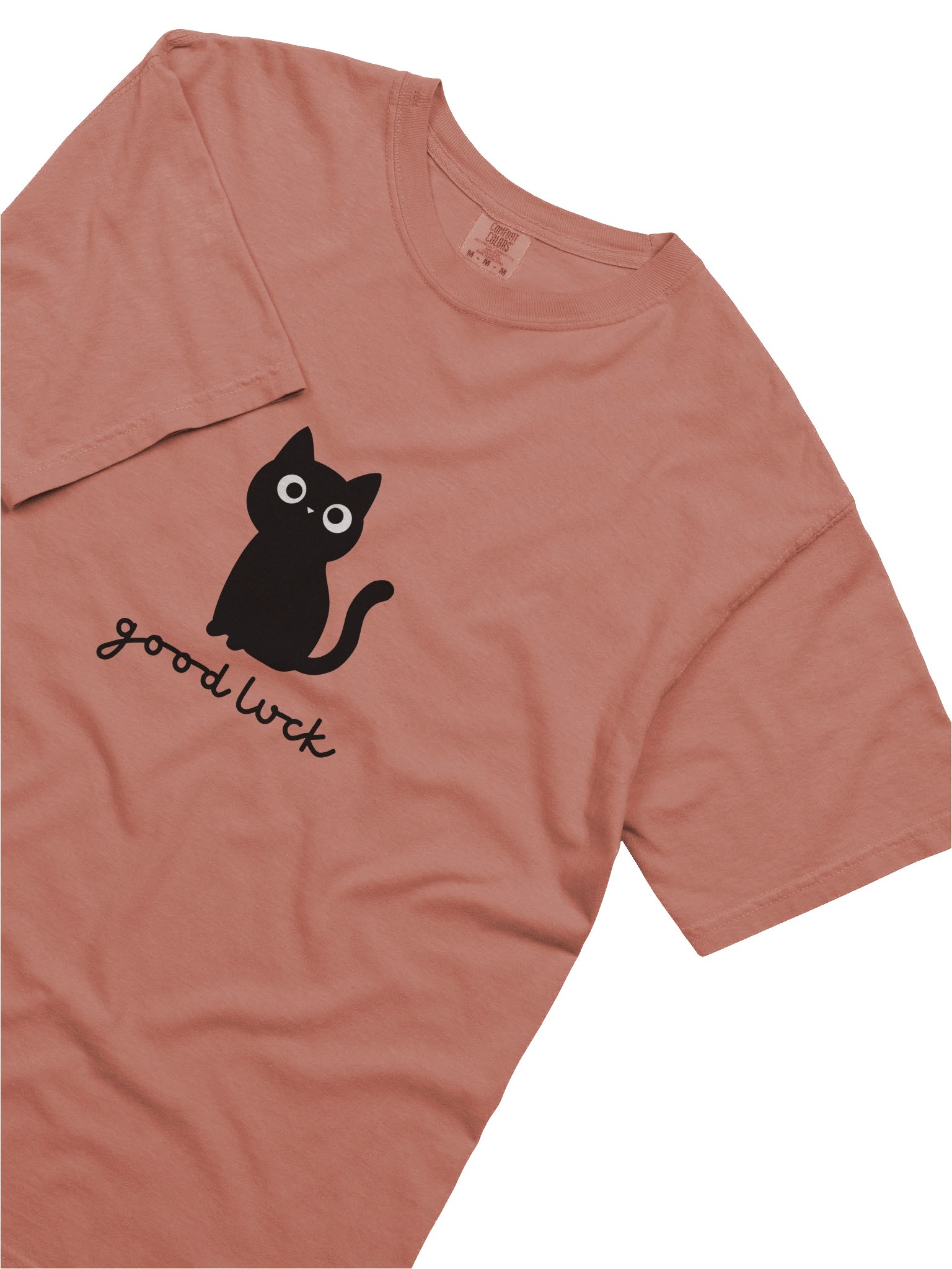 good luck black cat tee product image (55)