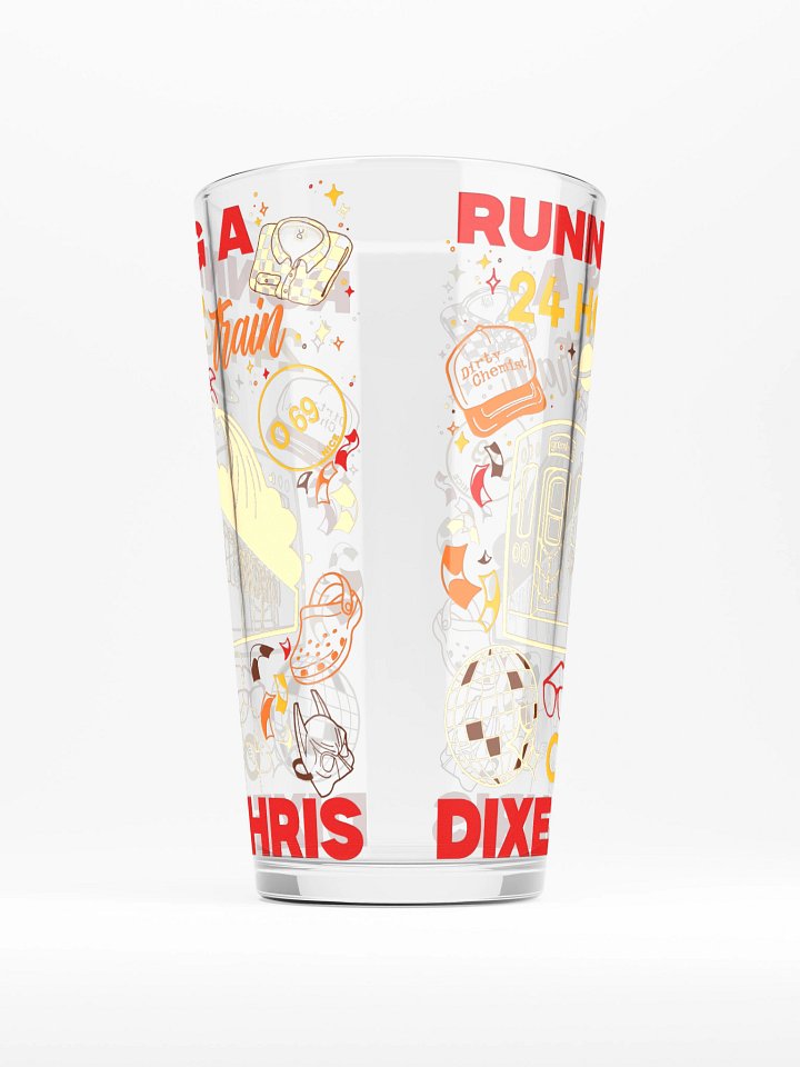 24hr Train Pint Glass - Christopher Exclusive Edition product image (2)