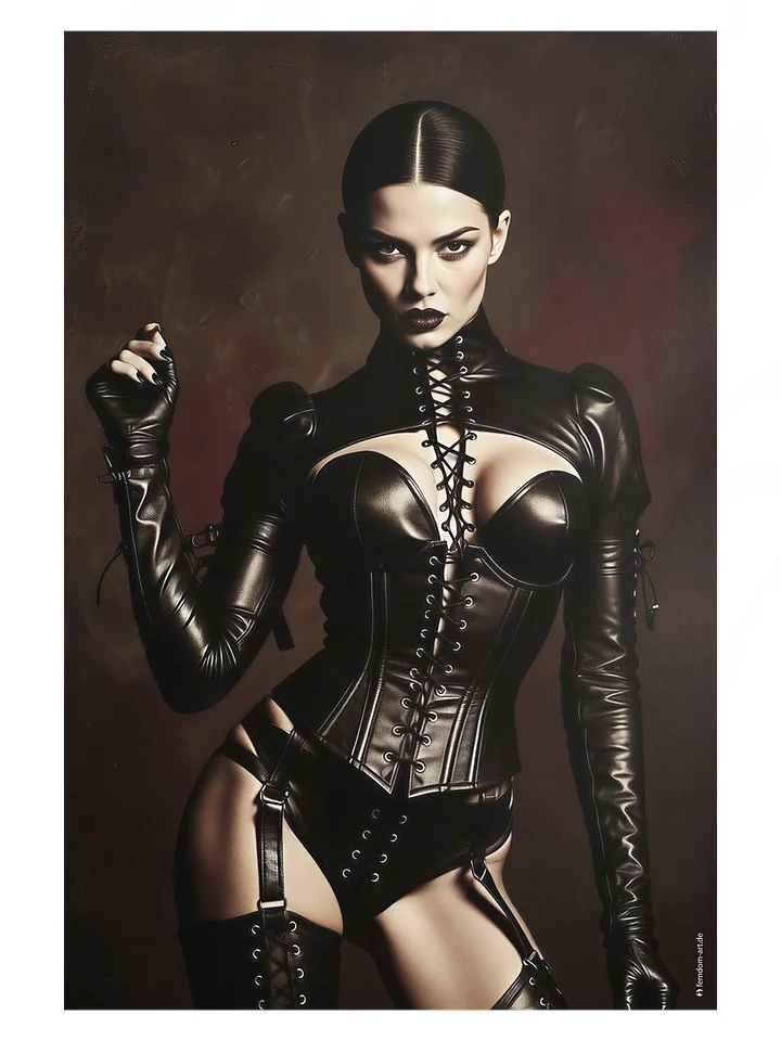 Poster - Souveräne Präsenz – Dunkle Eleganz und Stärke product image (2)