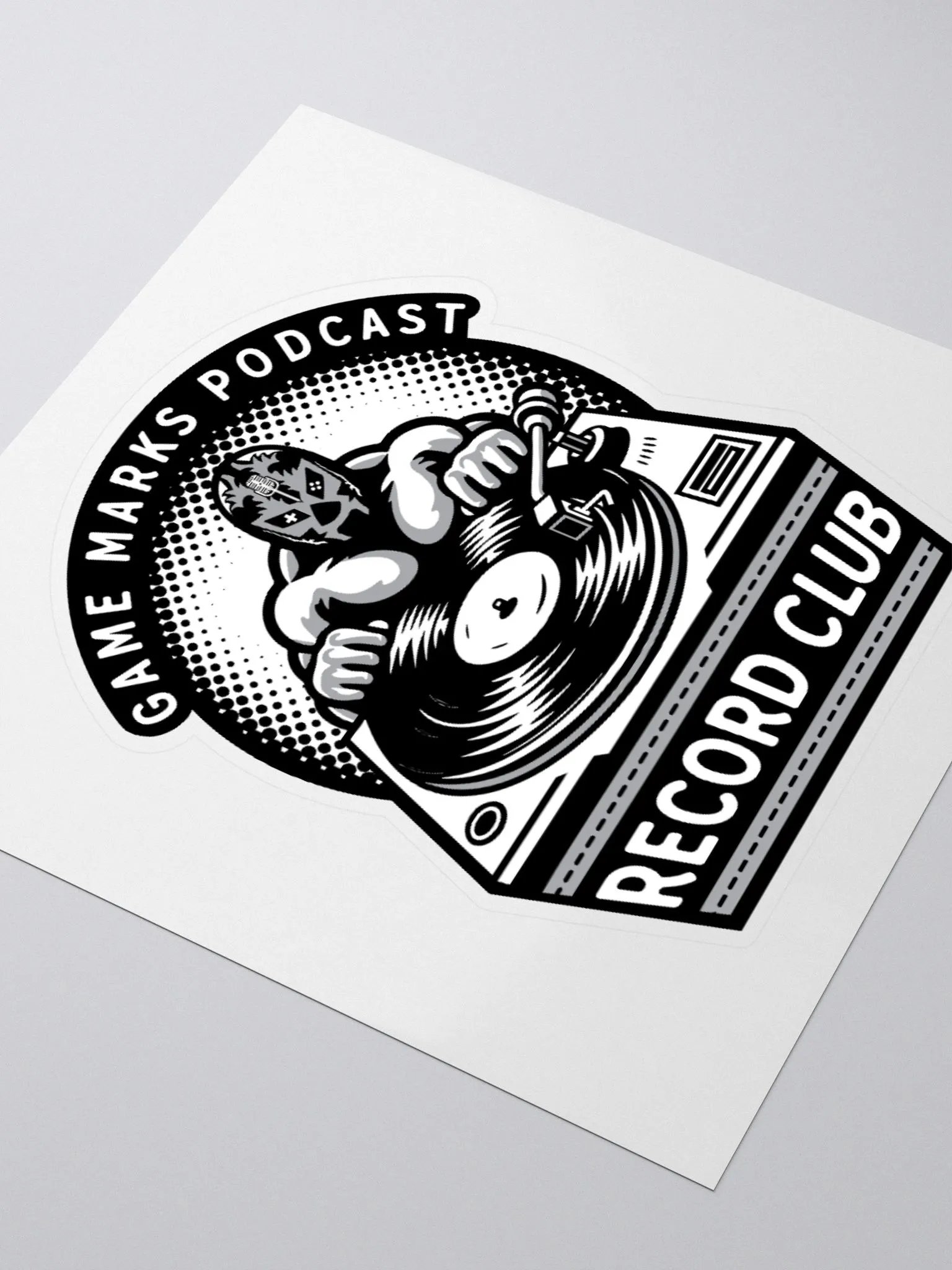 Game Marks Podcast Record Club Sticker product image (8)