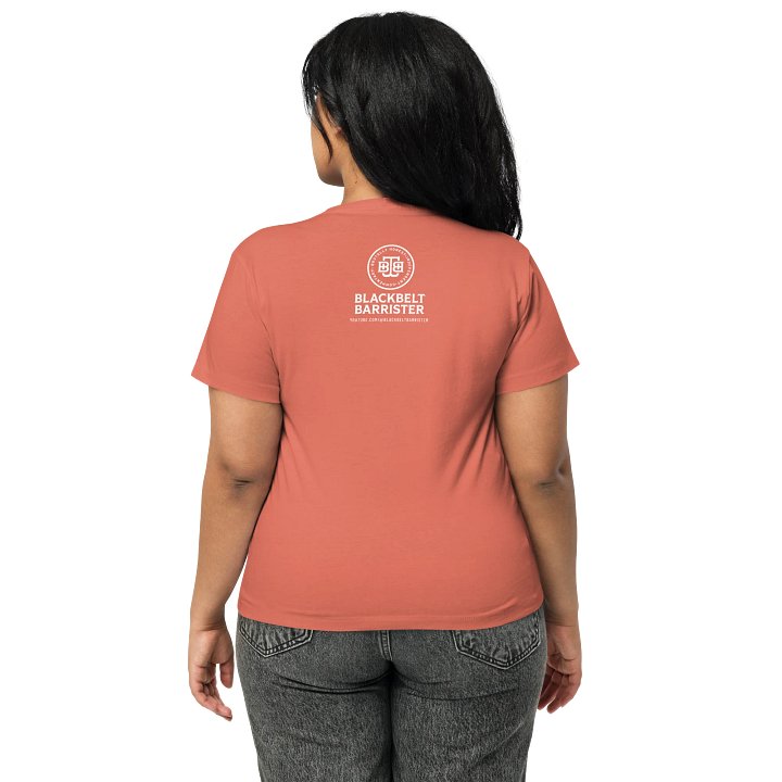 BBB Distressed Women's High-Waisted Tee White product image (2)