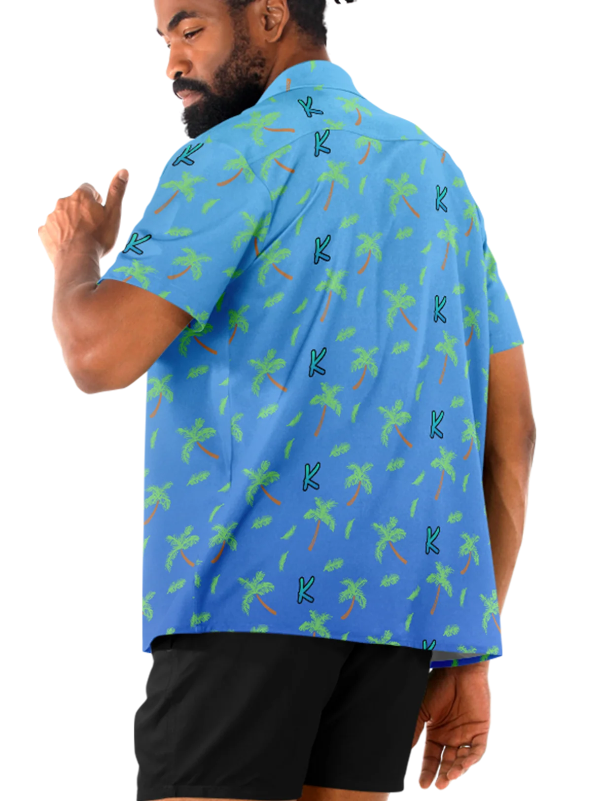 Adult Hawaiian Button Down Shirt product image (2)