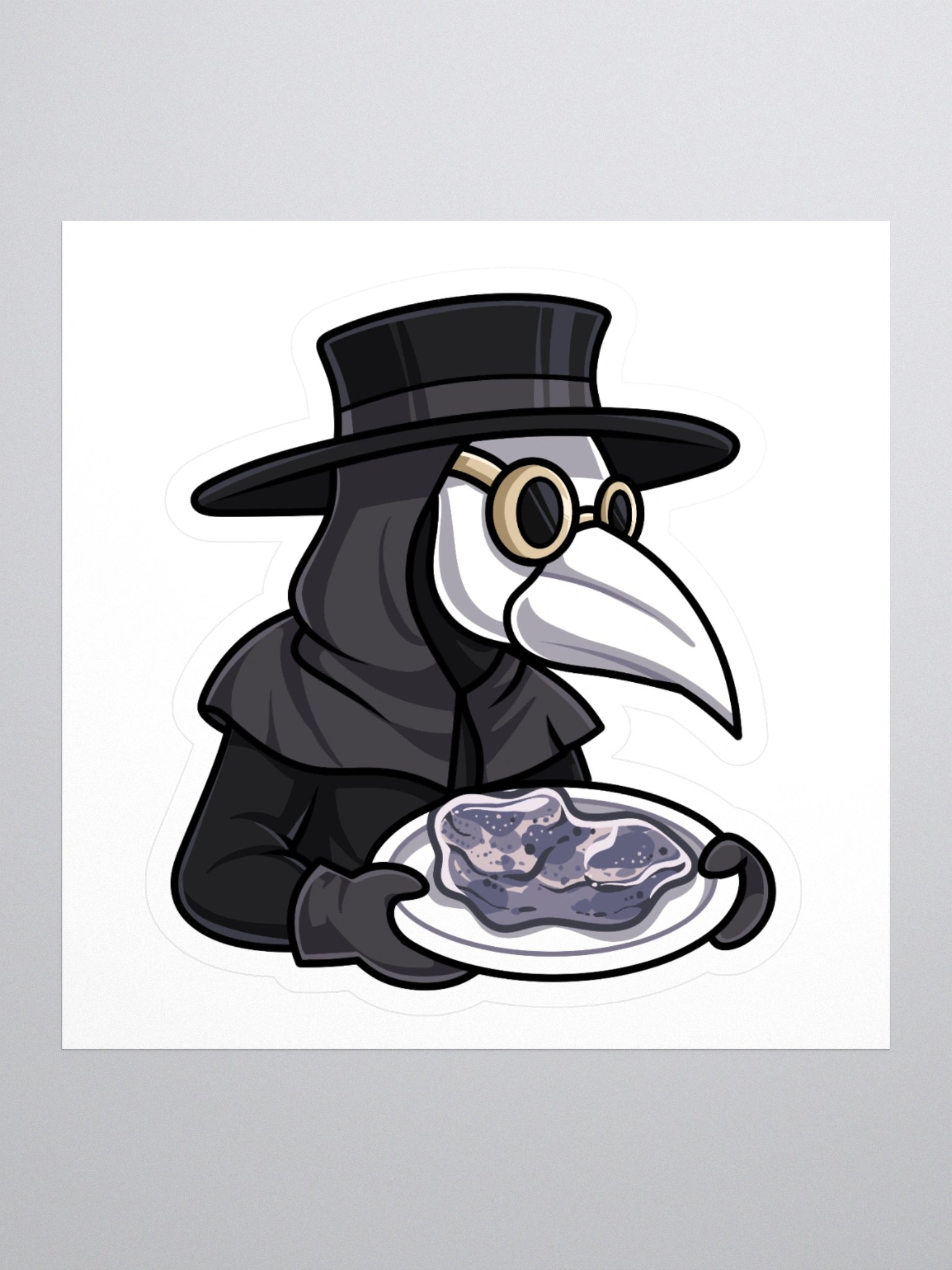 Bubonic Plague Chicken Sticker product image (1)