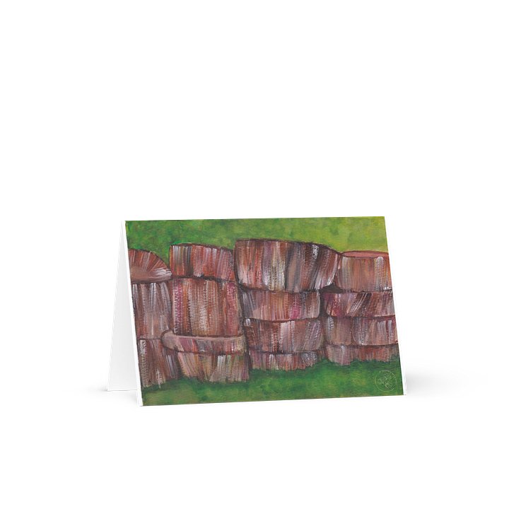 The Woodpile - Greeting Card product image (1)