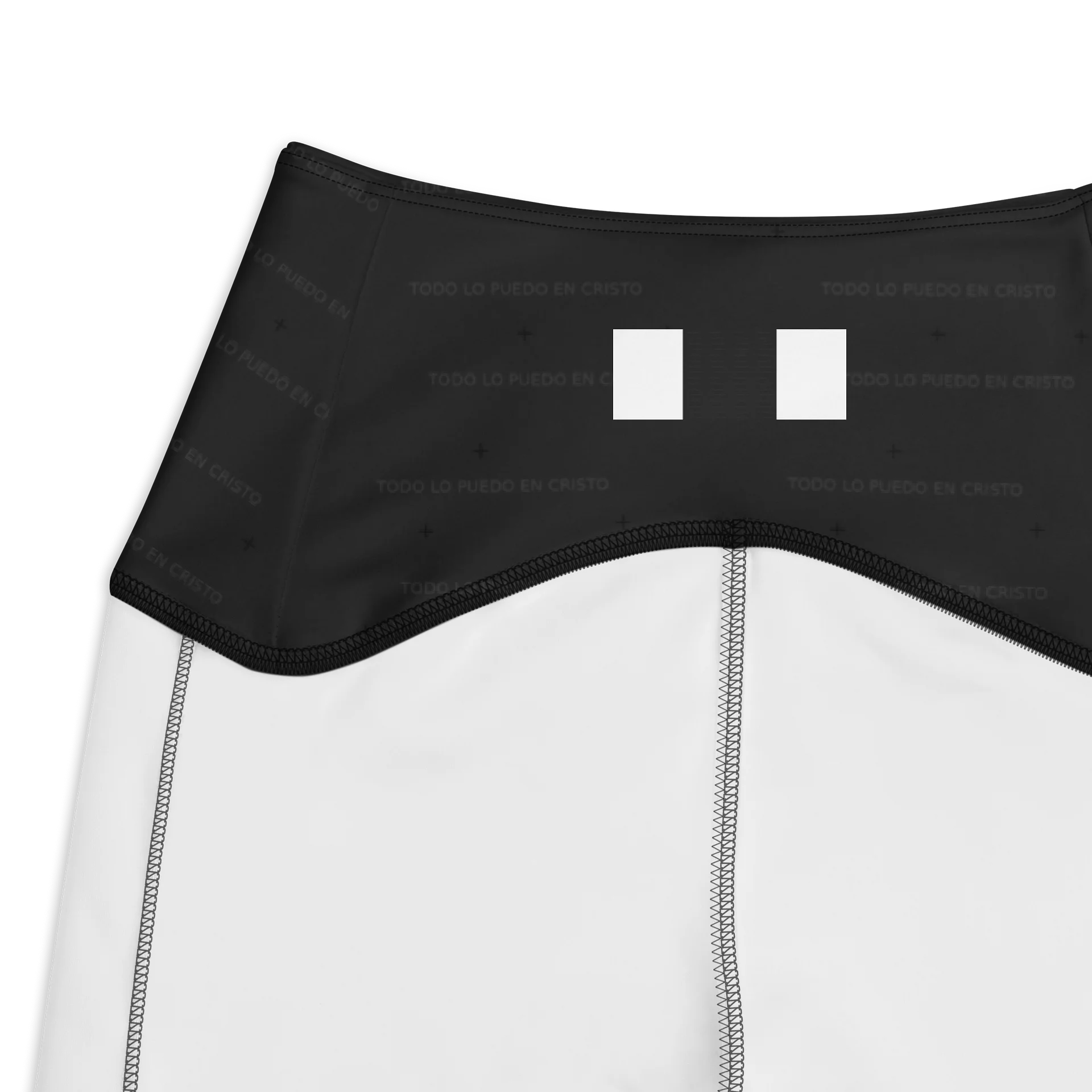 Crossover Leggings with Pockets — Women Who Lift (Black) product image (3)