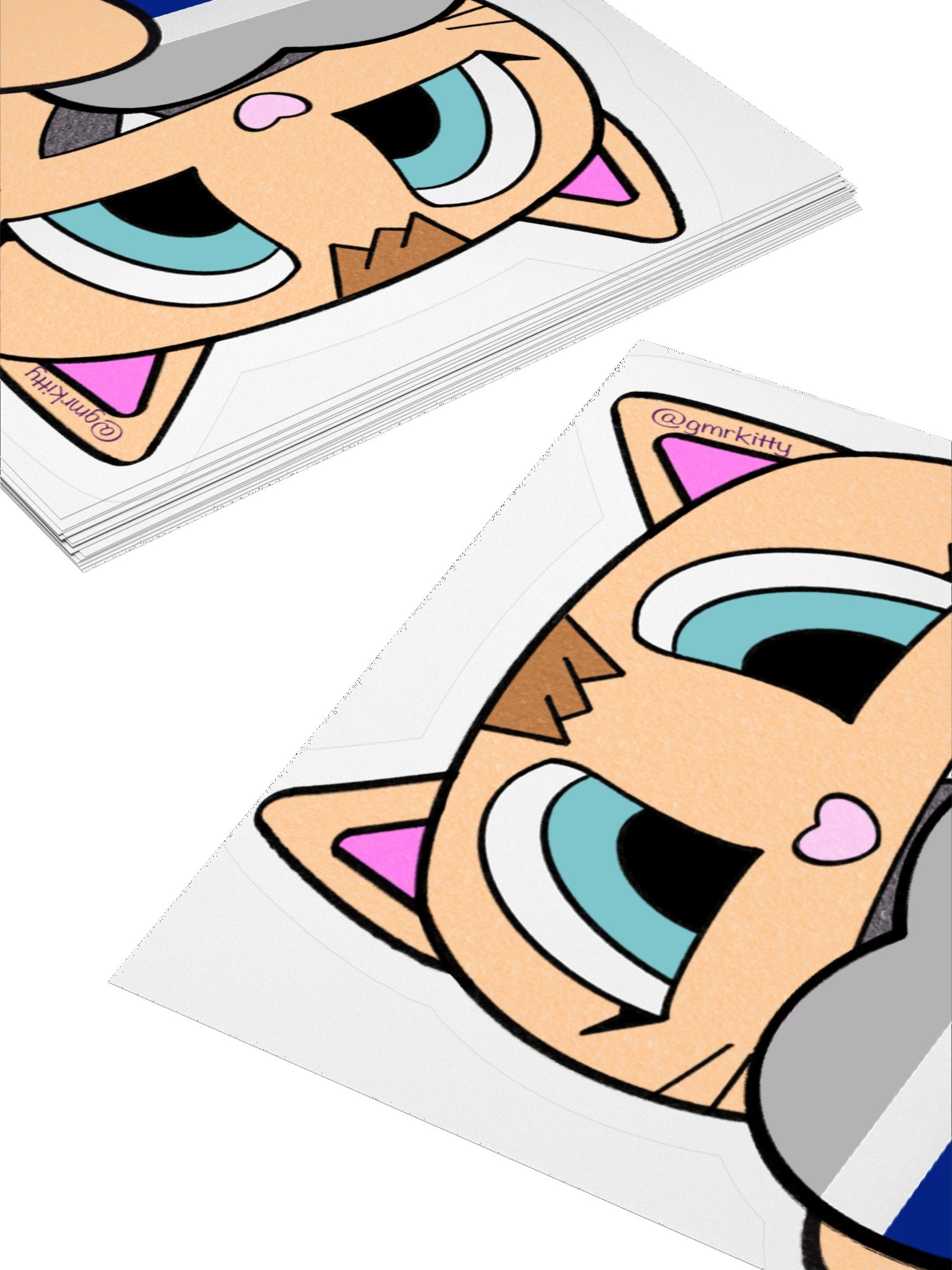 Greygender Pride Kitty Sticker product image (10)