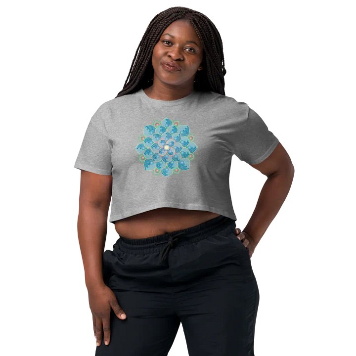 Summer Rain Mandala Women's Crop Top product image (1)