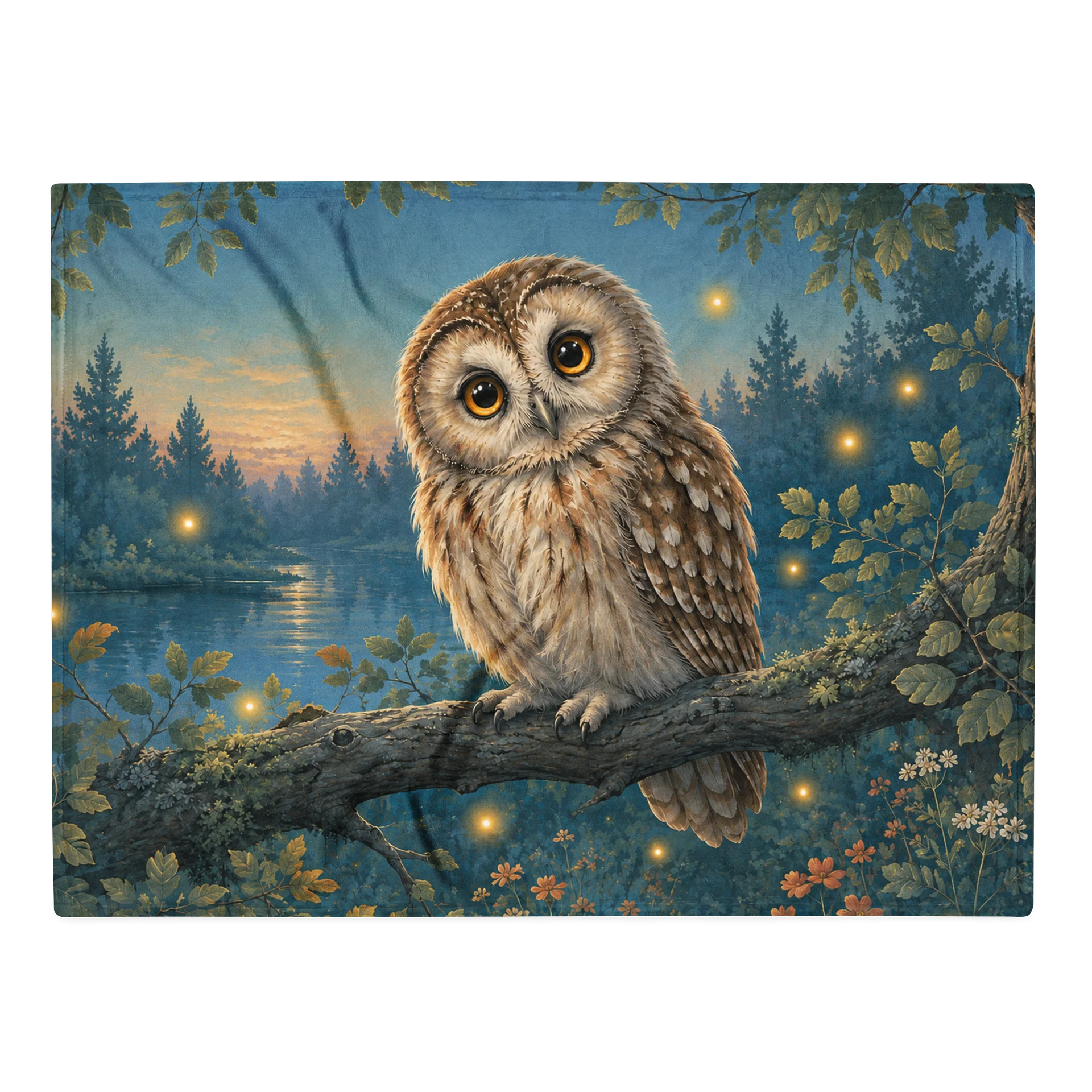 Twilight Wonder | Whimsical Owl Blanket product image (2)