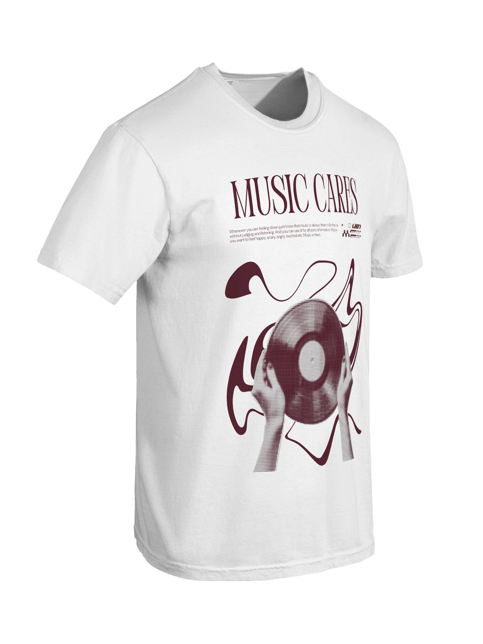 Music Cares Graphic Tee product image (48)