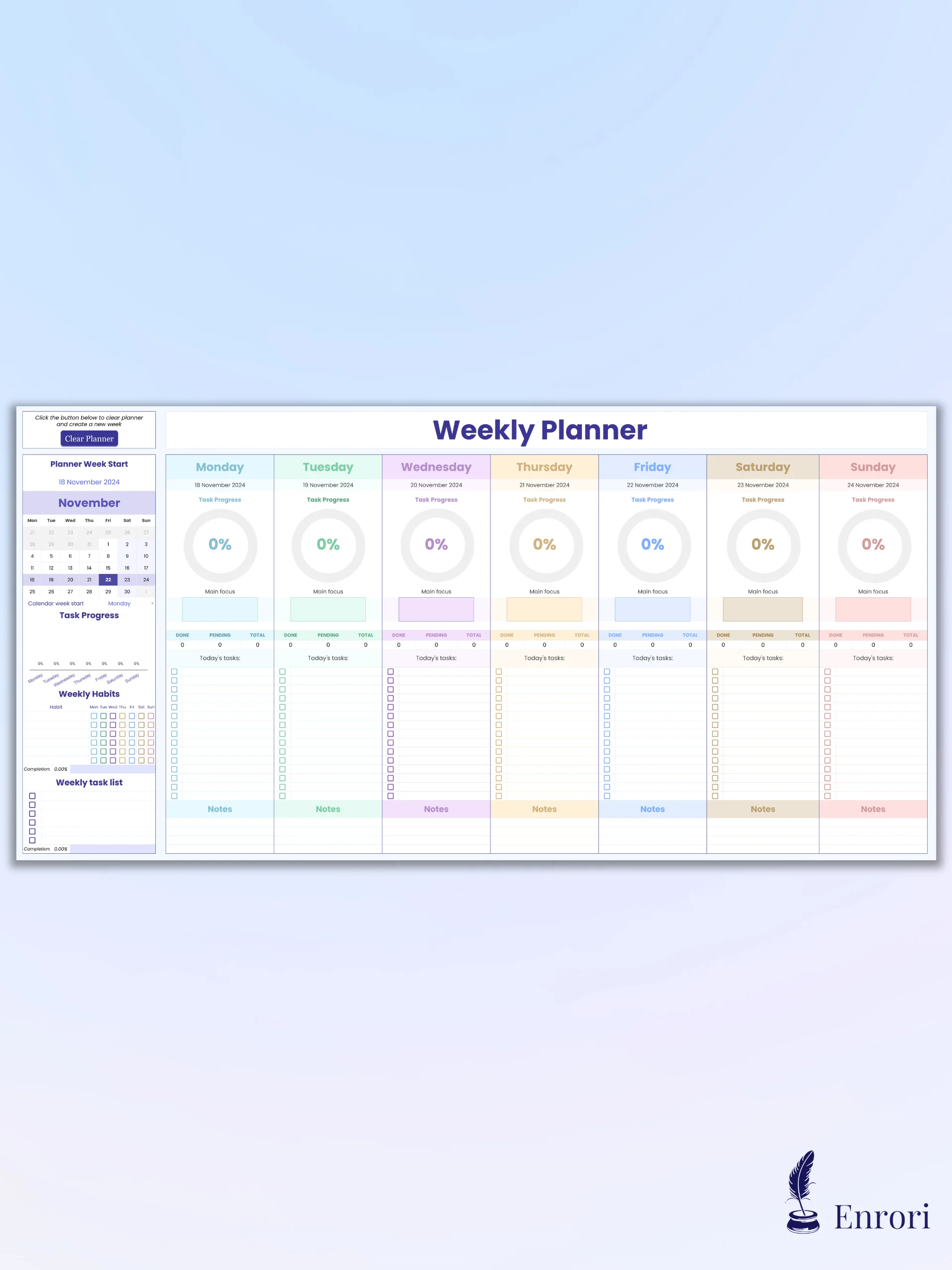 Daily & Weekly Planner product image (5)