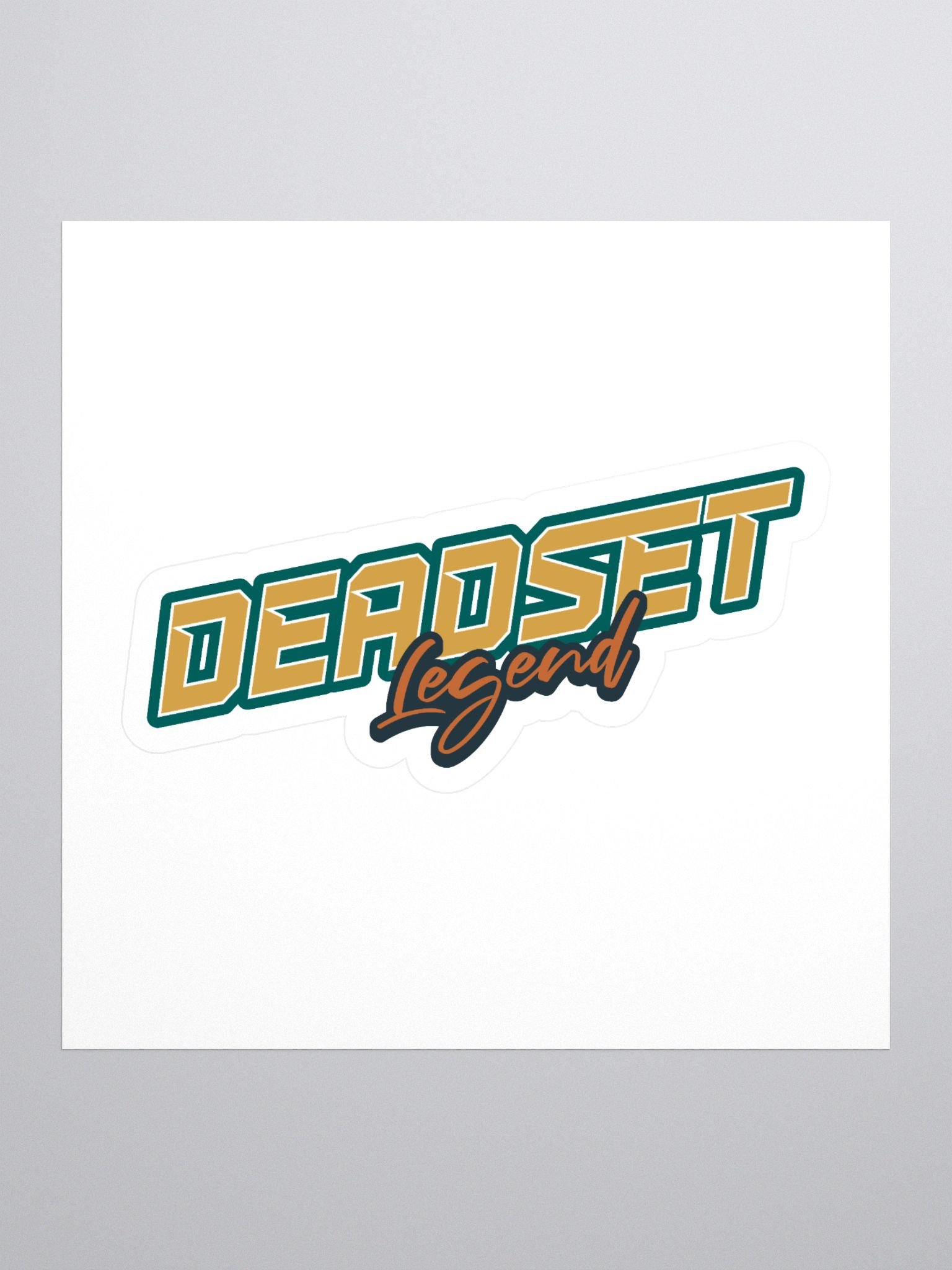 DEADSET Legend Kiss Cut Stickers product image (1)