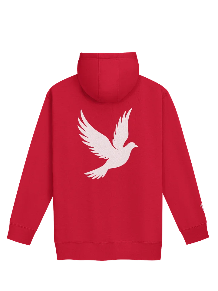 ONE KING Dove Premium Soft Blend Hoodie with embroidered sleeve logo product image (1)