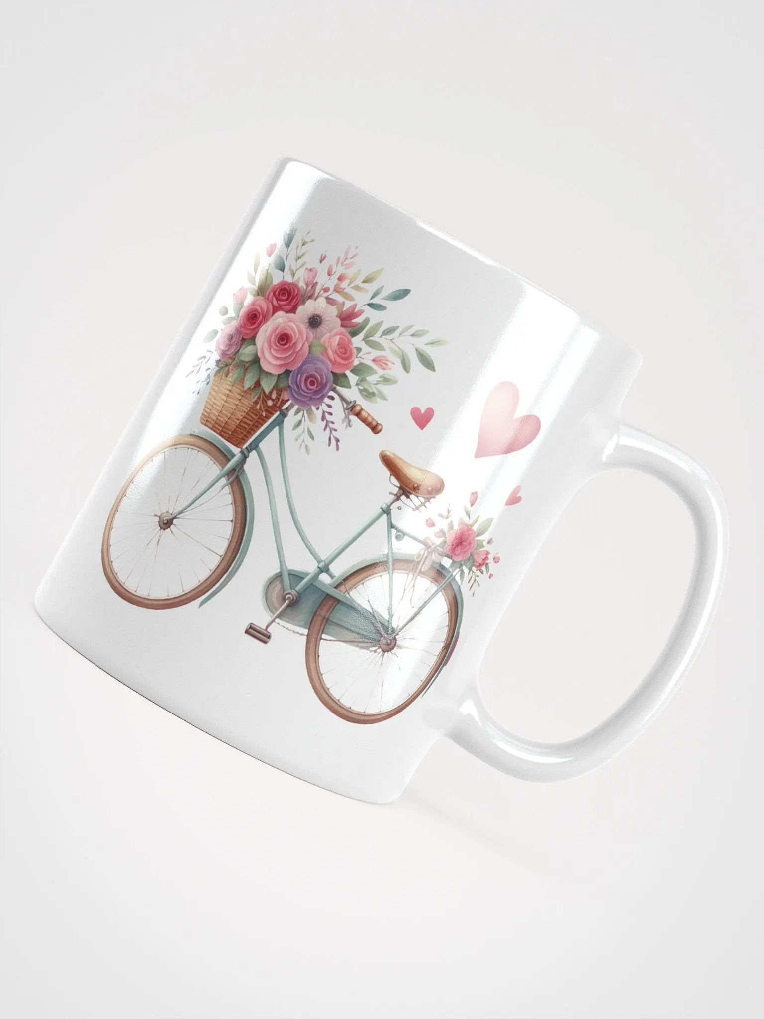 Vintage Bicycle Bouquet Mug product image (4)