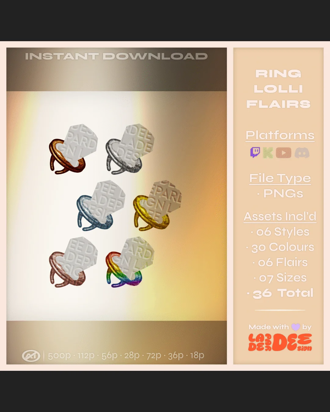 Ring Lolli Badges product image (5)