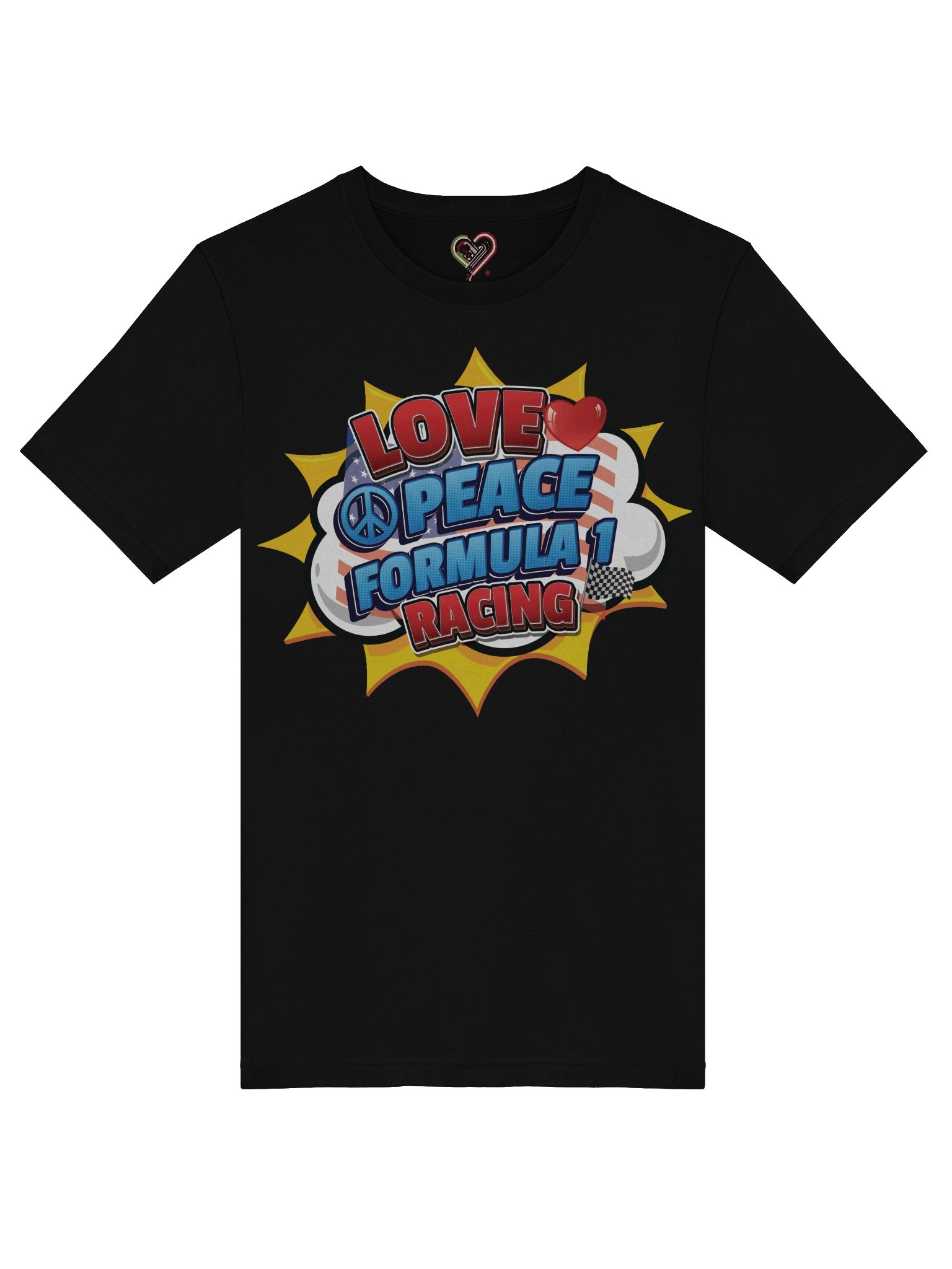 Love Peace F1 Racing-Shirt product image (5)