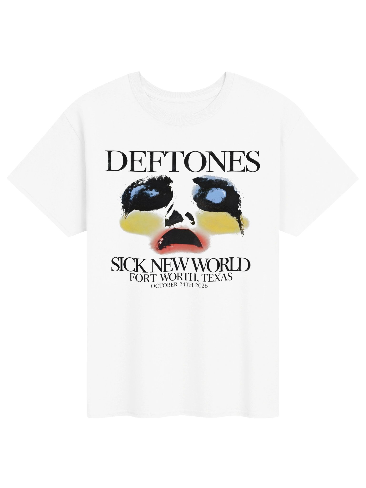 Deftones Sick New World Fort Worth Texas 2026 Merch Tshirt product image (1)