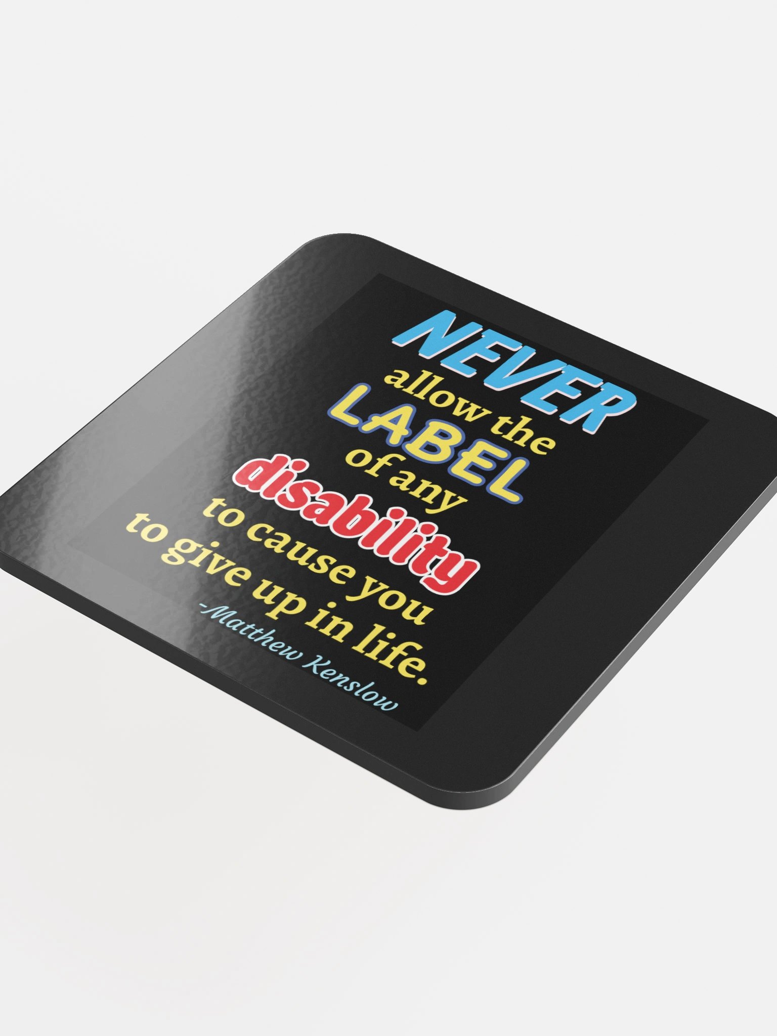 Glossed Cork Coaster [Quote 3] product image (4)