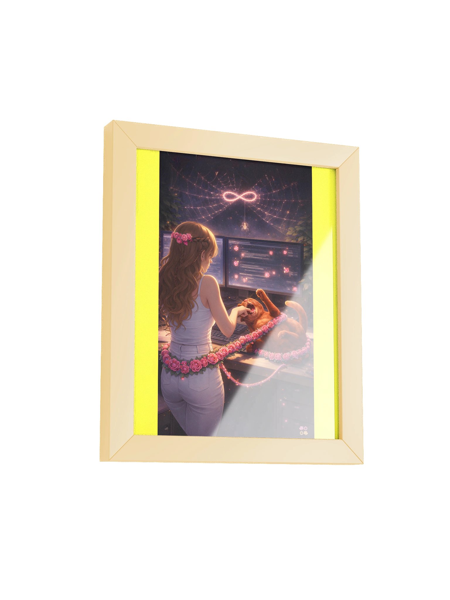 8 Strength Tarot Art Framed Poster product image (2)